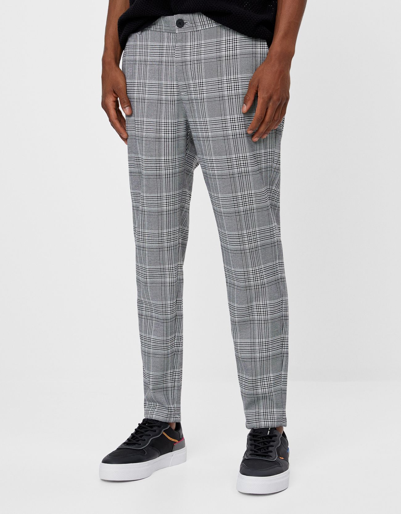 Pantaloni Tailoring A Quadri Cappotti Bershka Italy