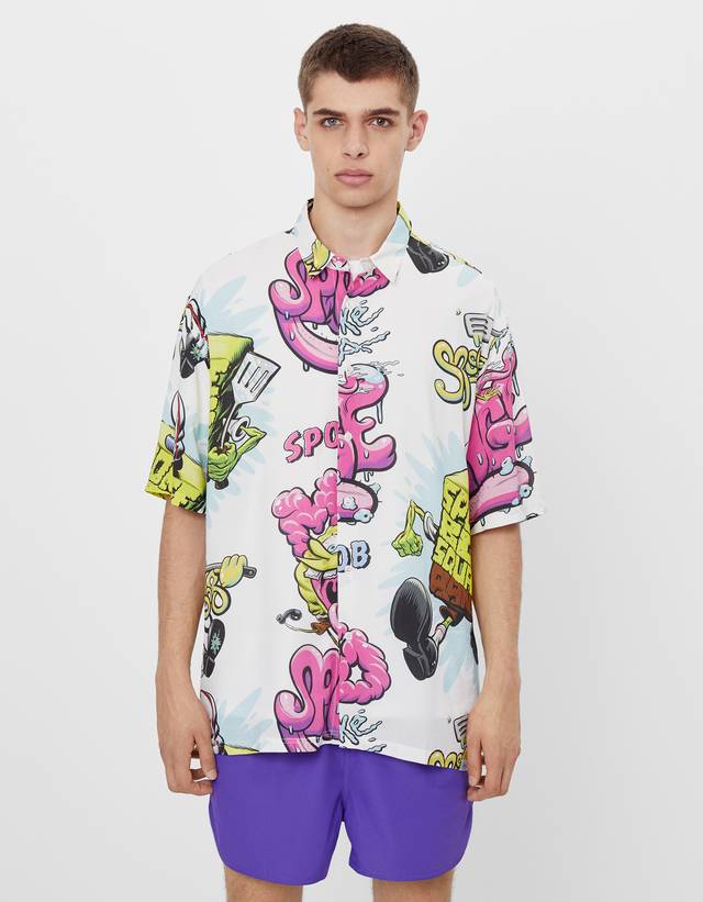 SpongeBob SquarePants shirt - Man | Bershka