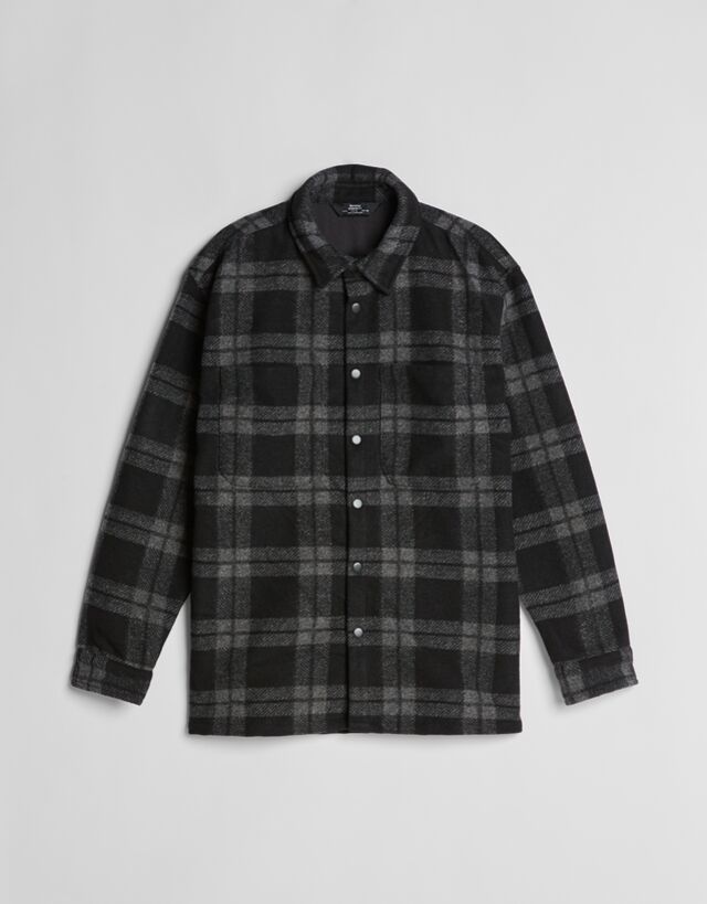 flannel jacket bershka