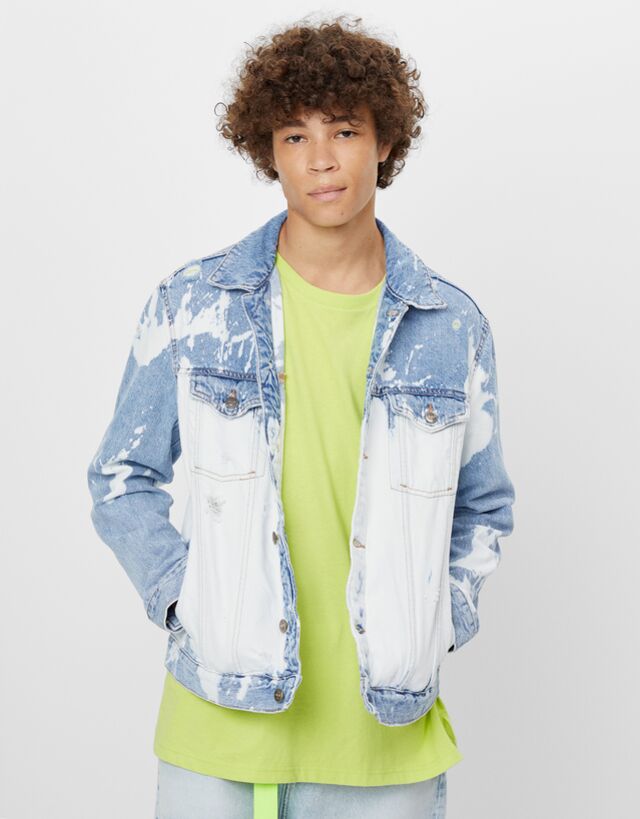 bershka denim jacket men