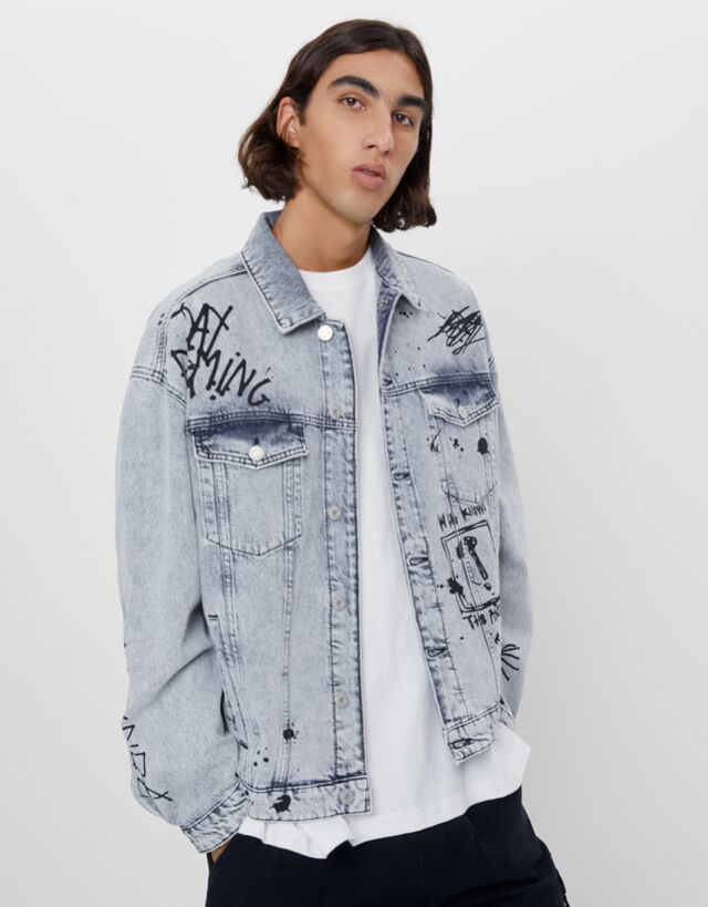 jeans jacket bershka