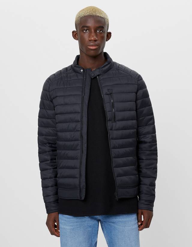 Lightweight puffer biker jacket - Man 