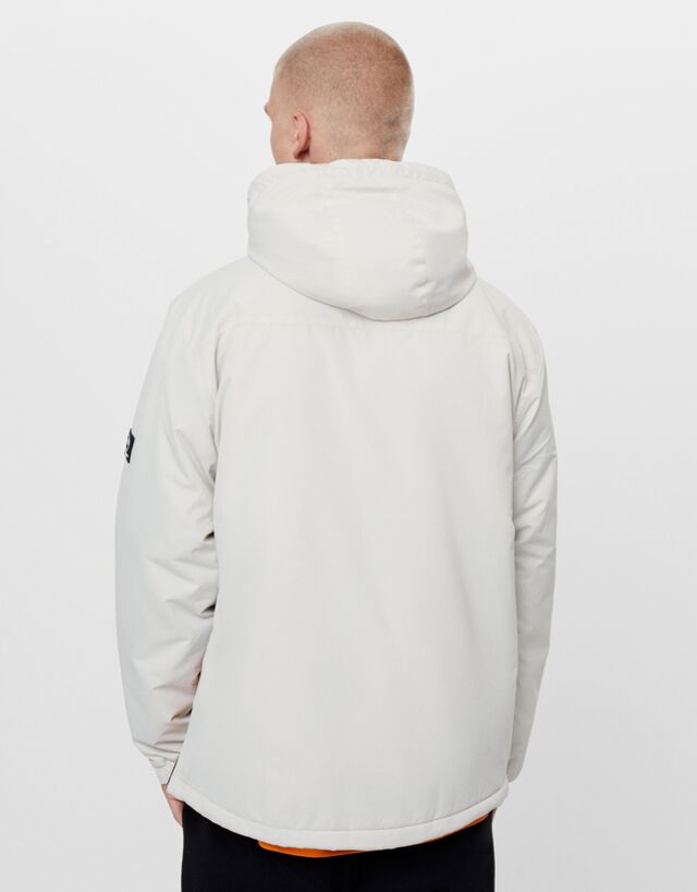 Kapusonlu Sisme Kanguru Mont Street Erkek Bershka