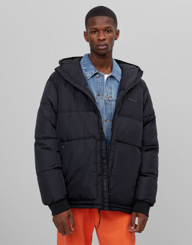 Kapusonlu Sisme Mont Yeni Erkek Bershka