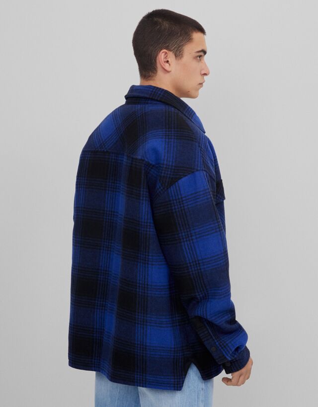 Camicia A Quadri Novita Uomo Bershka