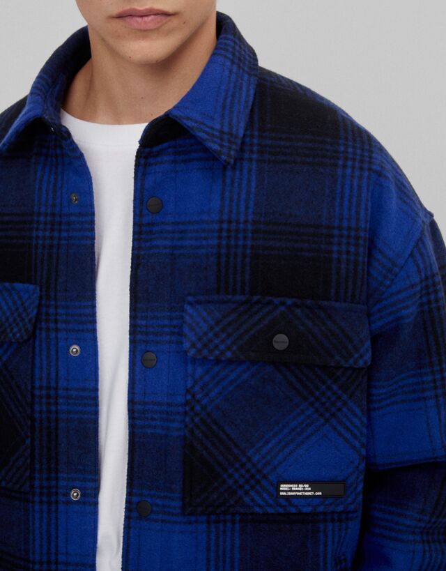 Camicia A Quadri Novita Uomo Bershka