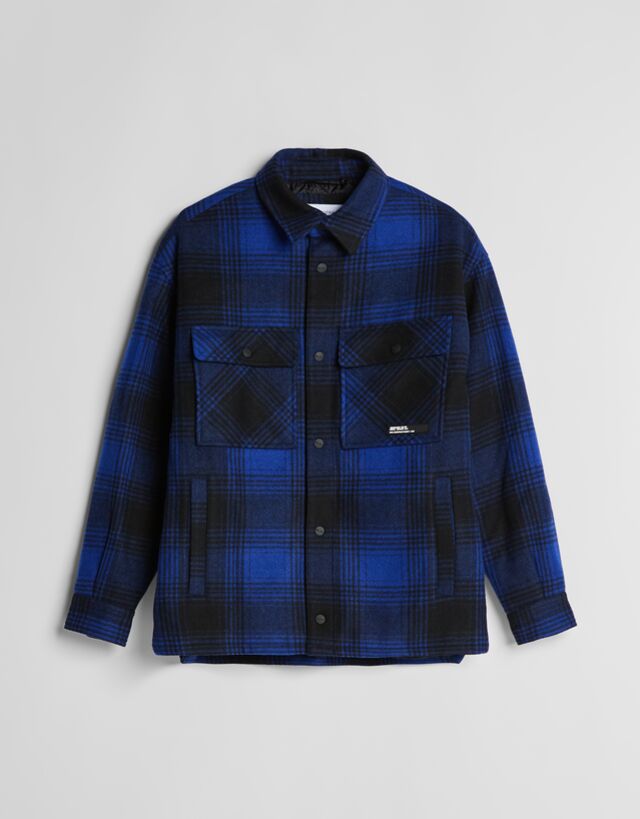 Camicia A Quadri Camicie Uomo Bershka