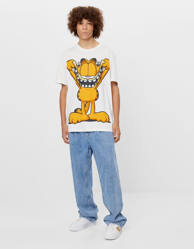 Garfield \u0026 Bershka T-shirt - null - Bershka Bosnia and Herzegovina