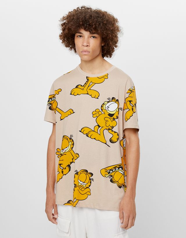 Garfield \u0026 Bershka T-shirt - Man | Bershka