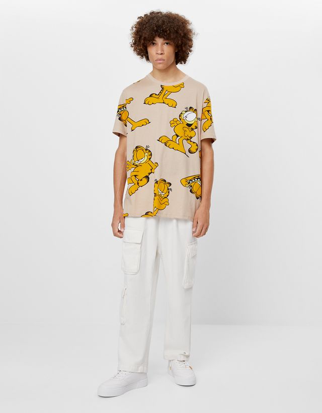 garfield bershka t shirt