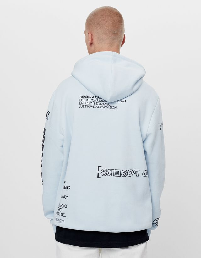 Mujer Sudadera capucha print osos Negro | Sudaderas Bershka \u003c Esperando a  Christine