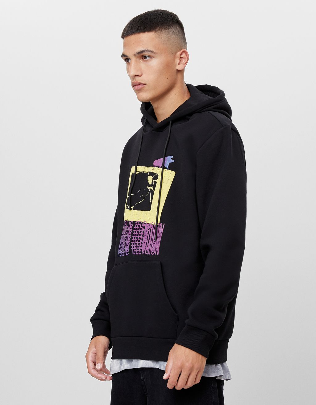 hoodie bershka man