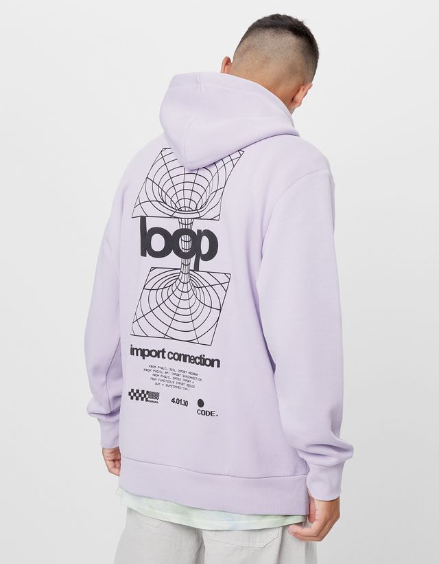Sudadera print foto - Sudaderas - Mujer | Bershka