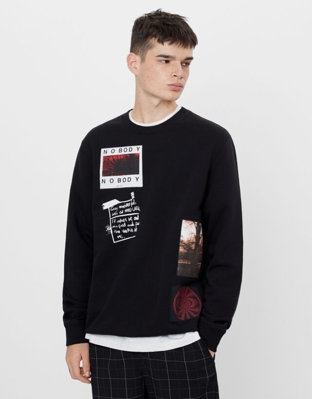 Sudadera parches de Ropa para Hombre | FASHIOLA.es