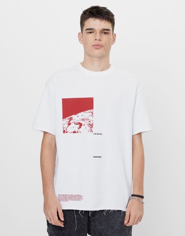 Camiseta print manga corta - Última Semana - Mujer | Bershka
