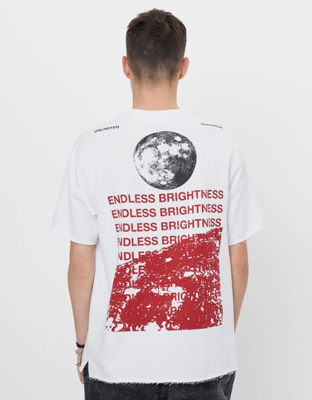 Camiseta print manga corta - Última Semana - Bershka Dominican Republic