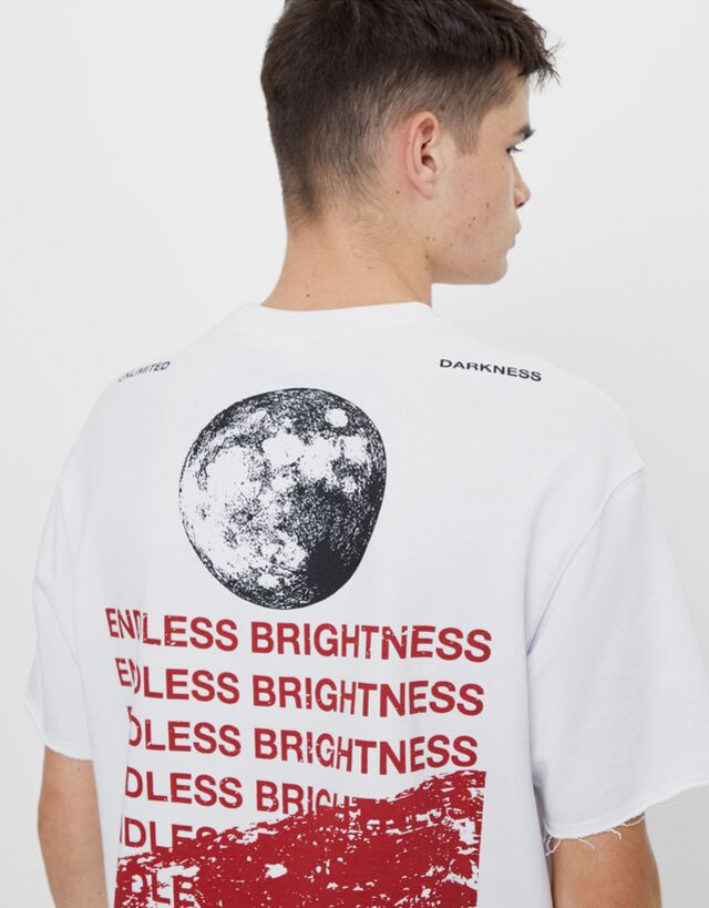 Camiseta print manga corta - Última Semana - Bershka Dominican Republic