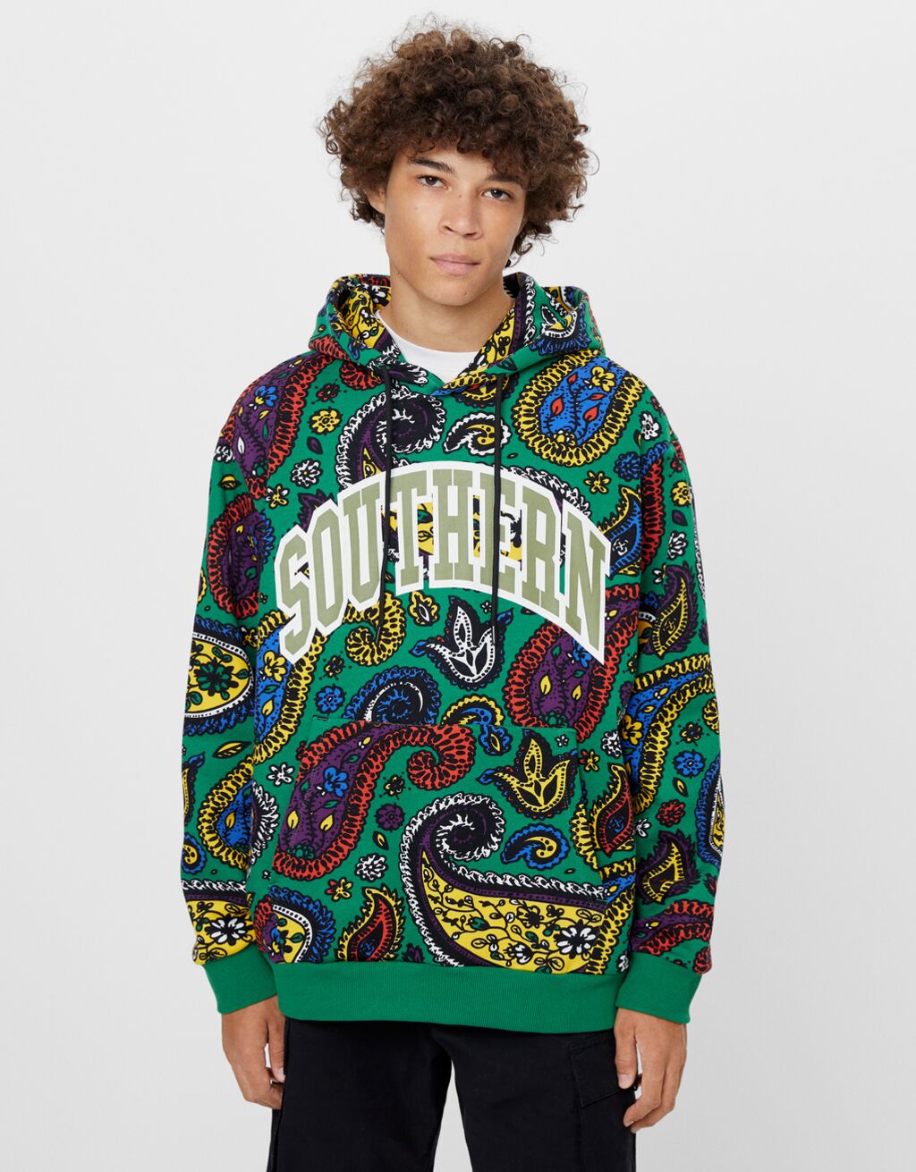 Paisley print hoodie - Man