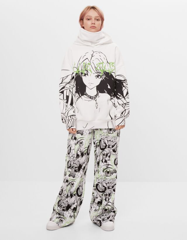 Billie Eilish x Bershka printed sweatshirt - Billie Eilish x Bershka - Man  | Bershka