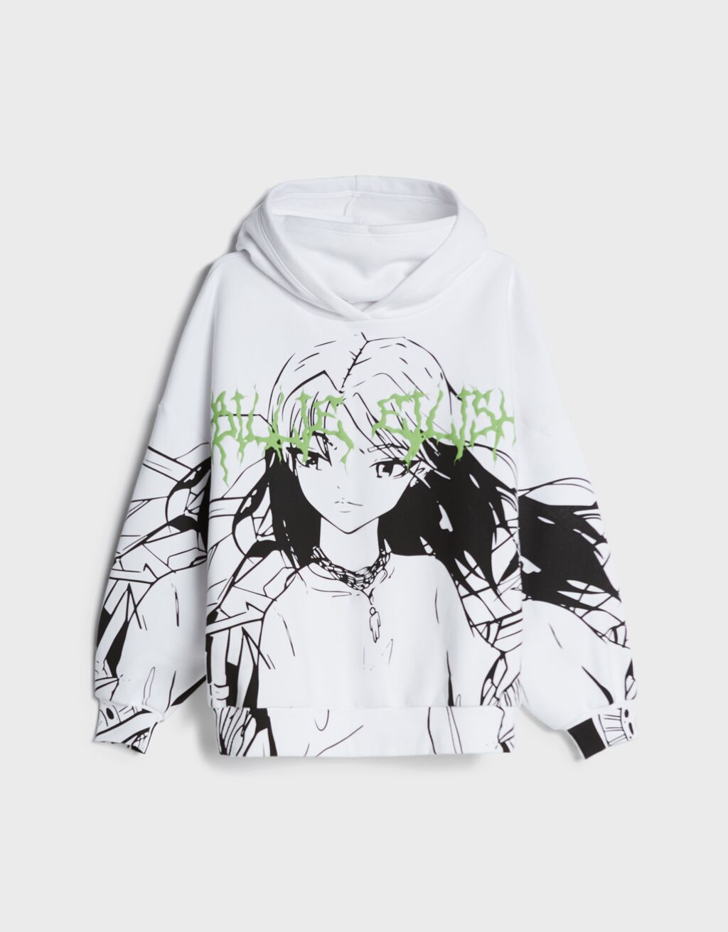 Billie Eilish X Bershka Printed Sweatshirt Man Bershka