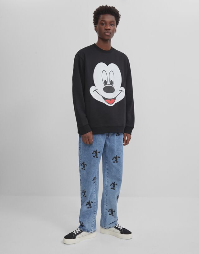 bershka mickey sweatshirt