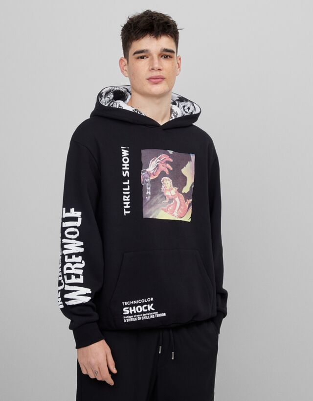 bershka hoodie men