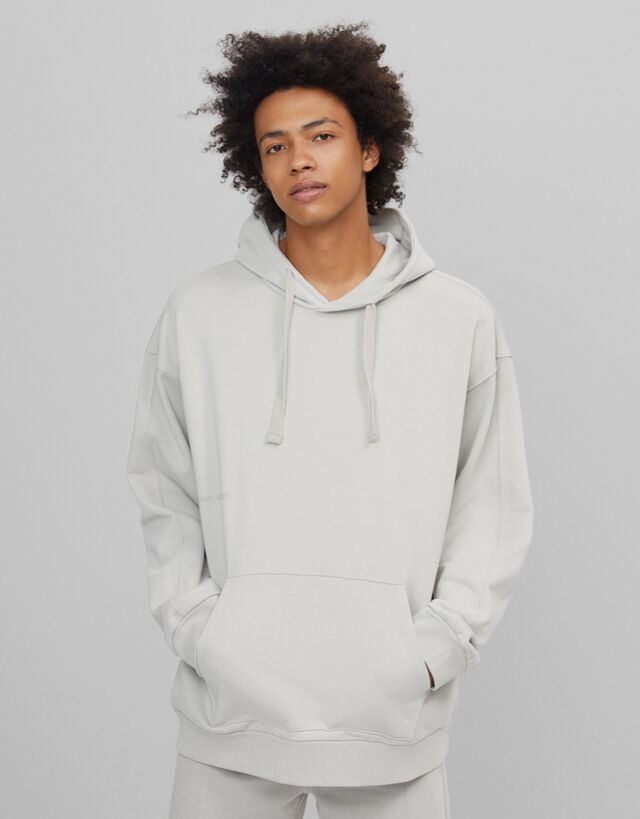 B3 Project Oversize Sweatshirt B3 Erkek Bershka