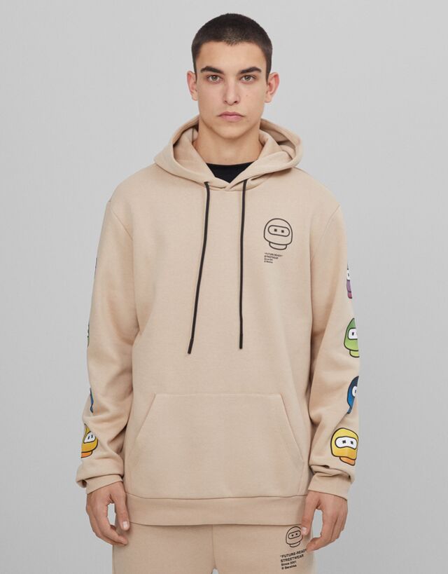 hoodie bershka man