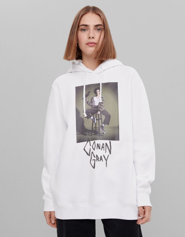 Conan Gray X Bershka Sweatshirt Collaborations Erkek Bershka