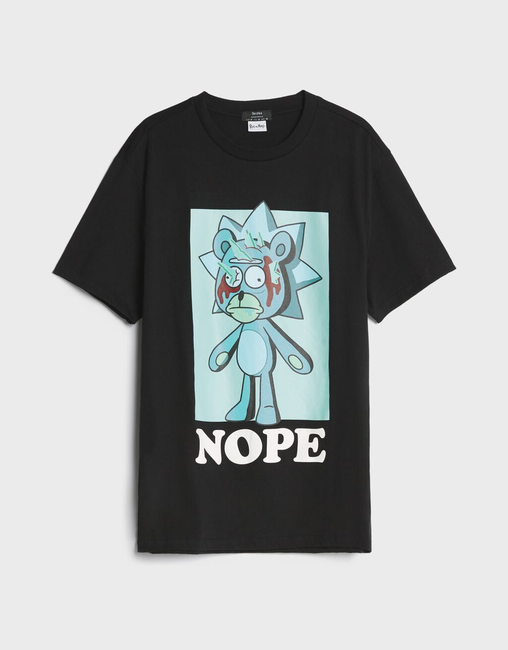 camiseta rick y morty bershka