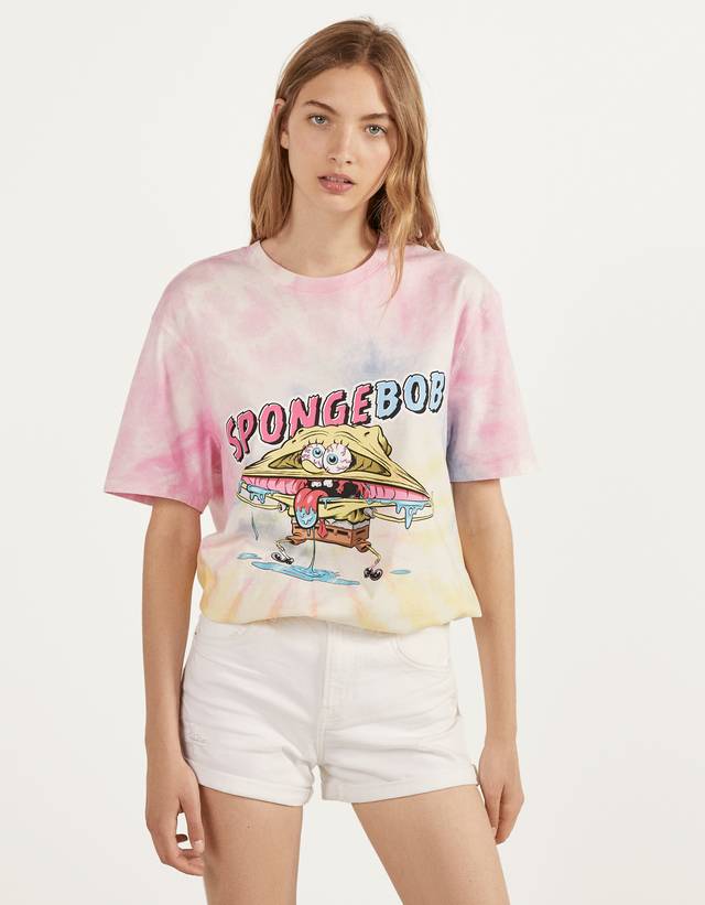 SpongeBob Squarepants T-shirt - T-Shirts - Woman | Bershka