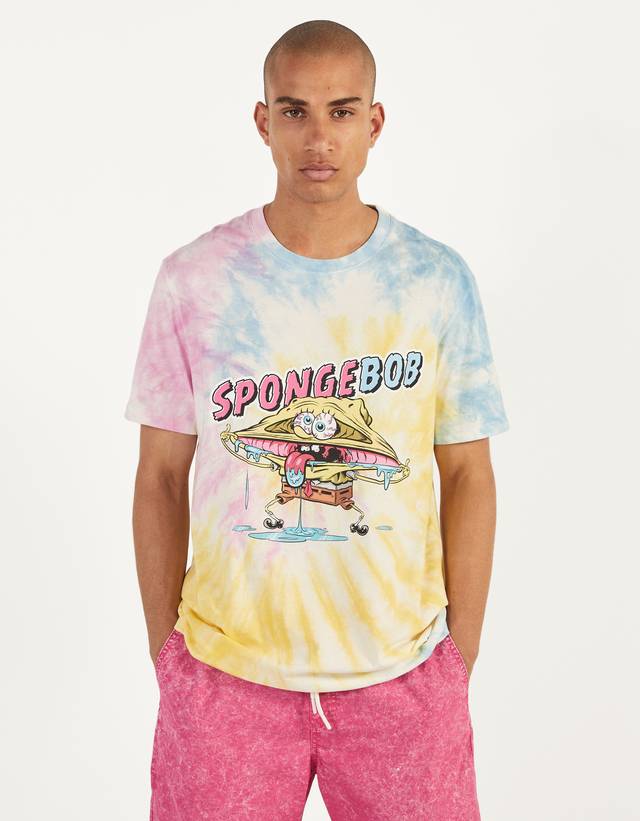 Camiseta Tie dye - Graphic Tees - Bershka El Salvador
