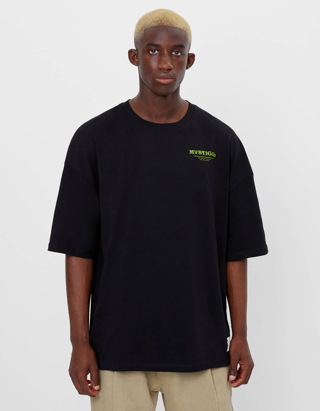 T Shirt With Esoteric Print Man Bershka