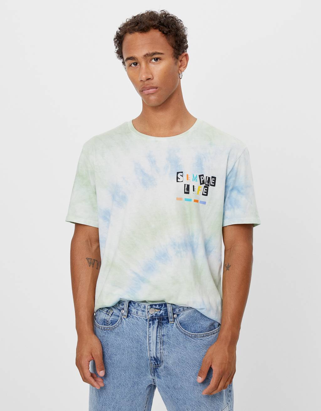 bershka t shirt tie dye