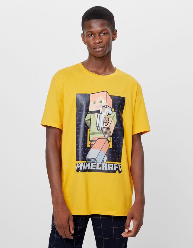 Minecraft T-shirt - New - Woman | Bershka