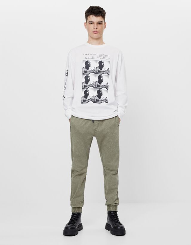 Tupac T-shirt - New - Woman | Bershka