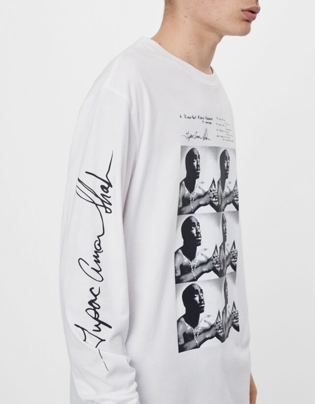 Tupac T-shirt - Man | Bershka