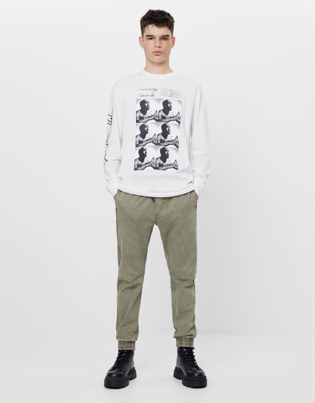 Tupac T-shirt - New - Bershka Luxembourg