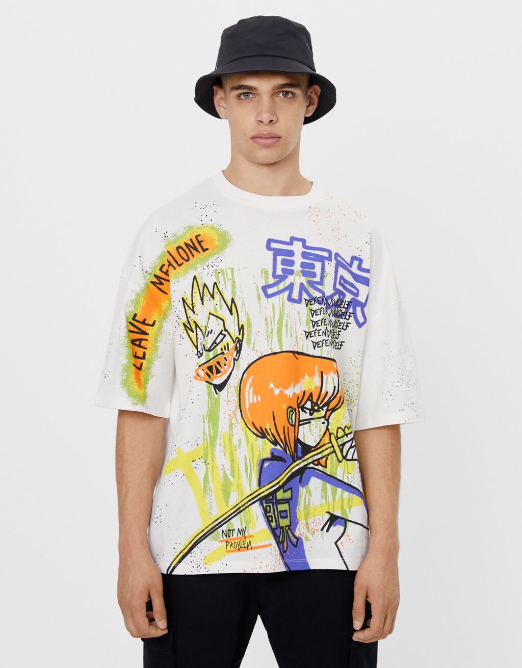 T-Shirt mit Katana-Print - Sale-Favoriten - Herren