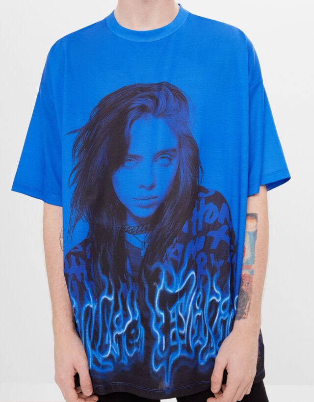 bershka billie eilish t shirt