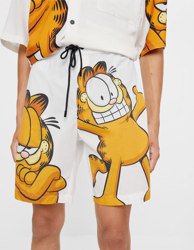 Garfield \u0026 Bershka Bermuda shorts 