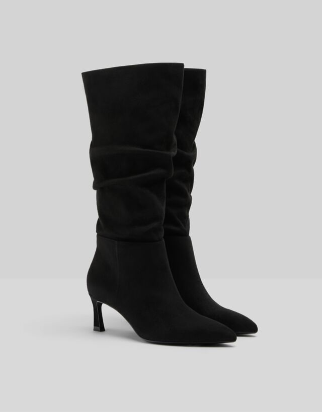 bershka knee high boots