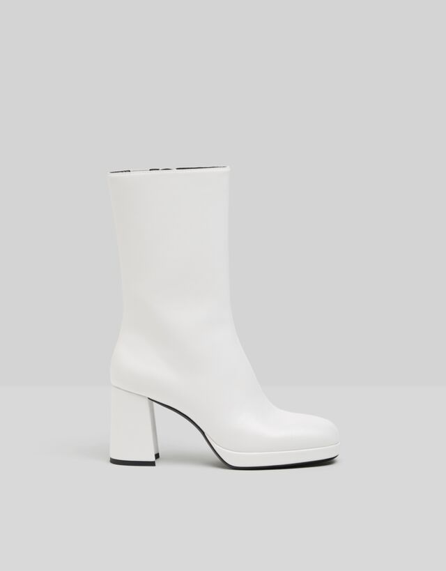 high shaft ankle boots