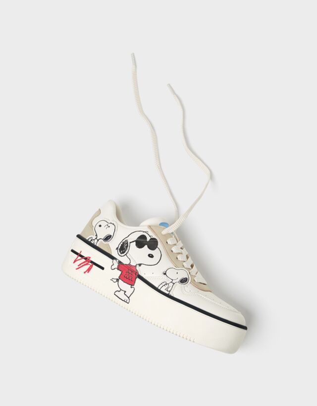 Bershka snoopy sneakers clearance