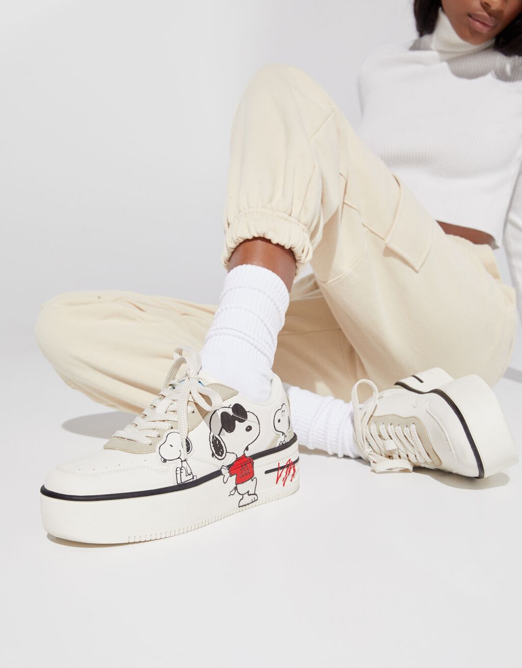 Snoopy platform trainers - Shoes - Woman