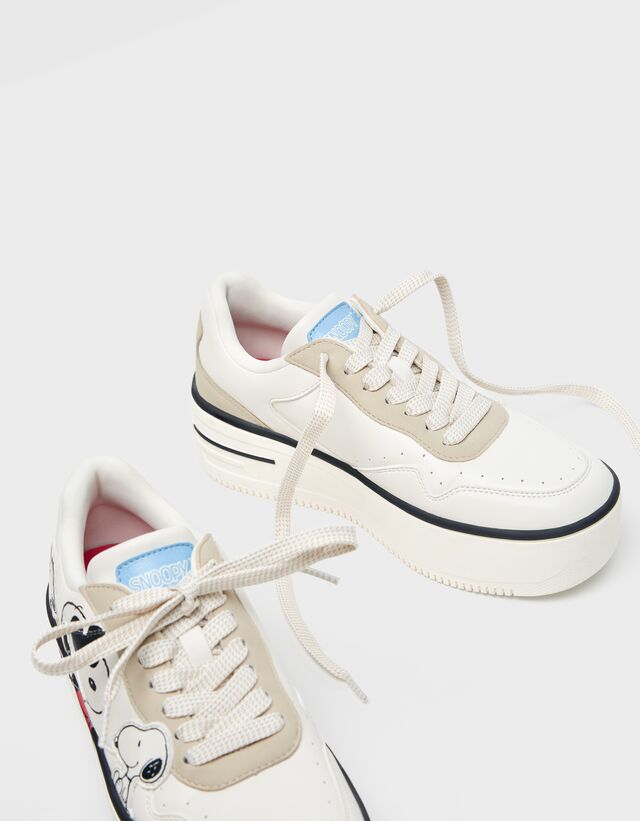 Bershka snoopy sneakers clearance