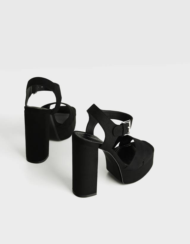 high heel platform sandals