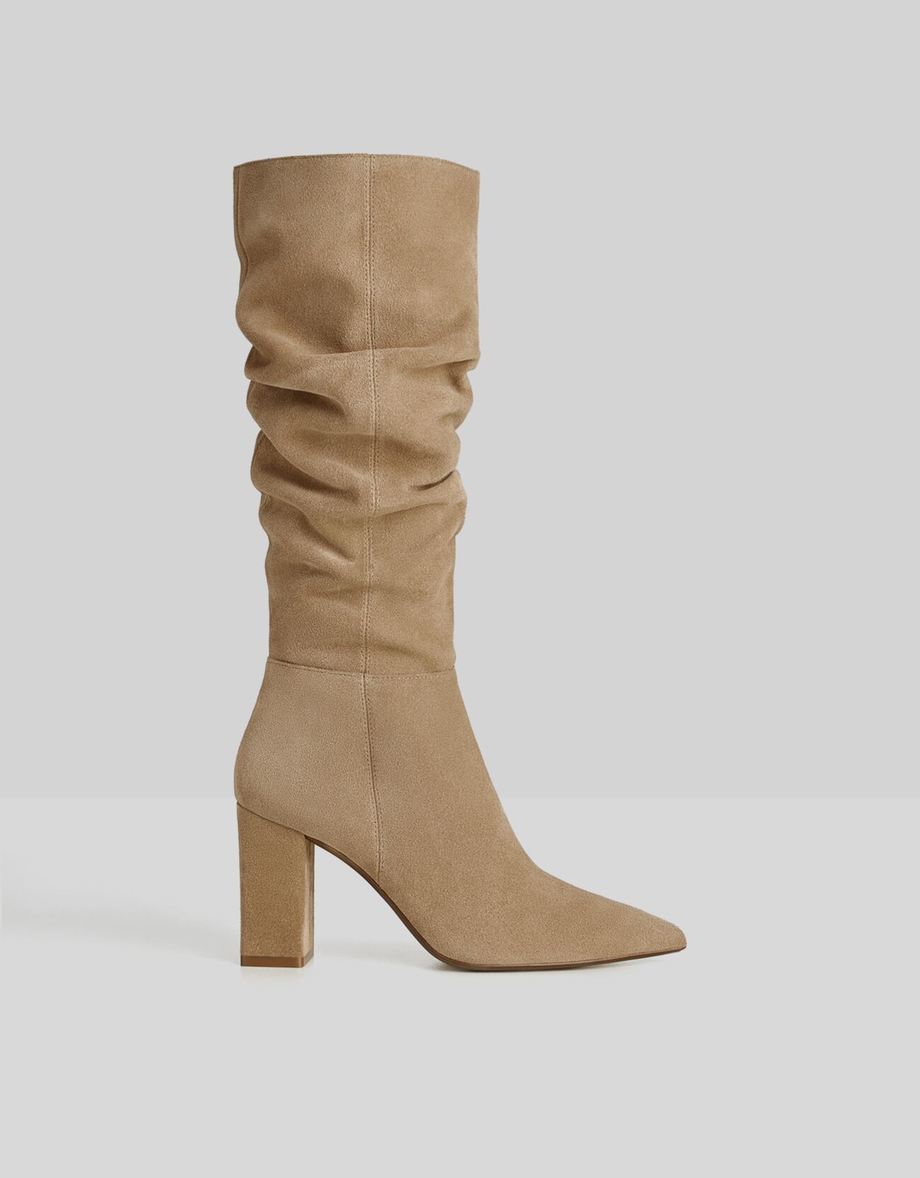 bershka leather boots