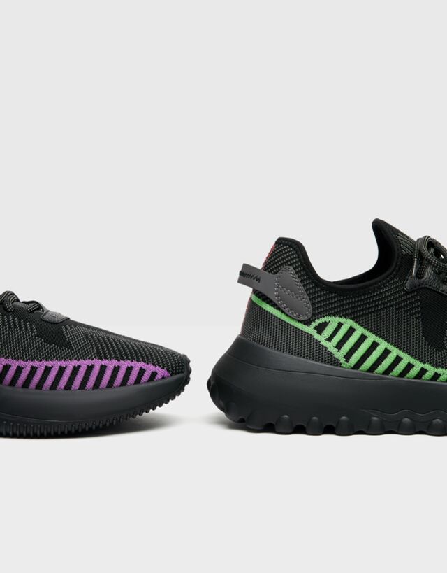 Deportivas rejilla calcetín multicolor hombre - Zapatos - Mujer | Bershka
