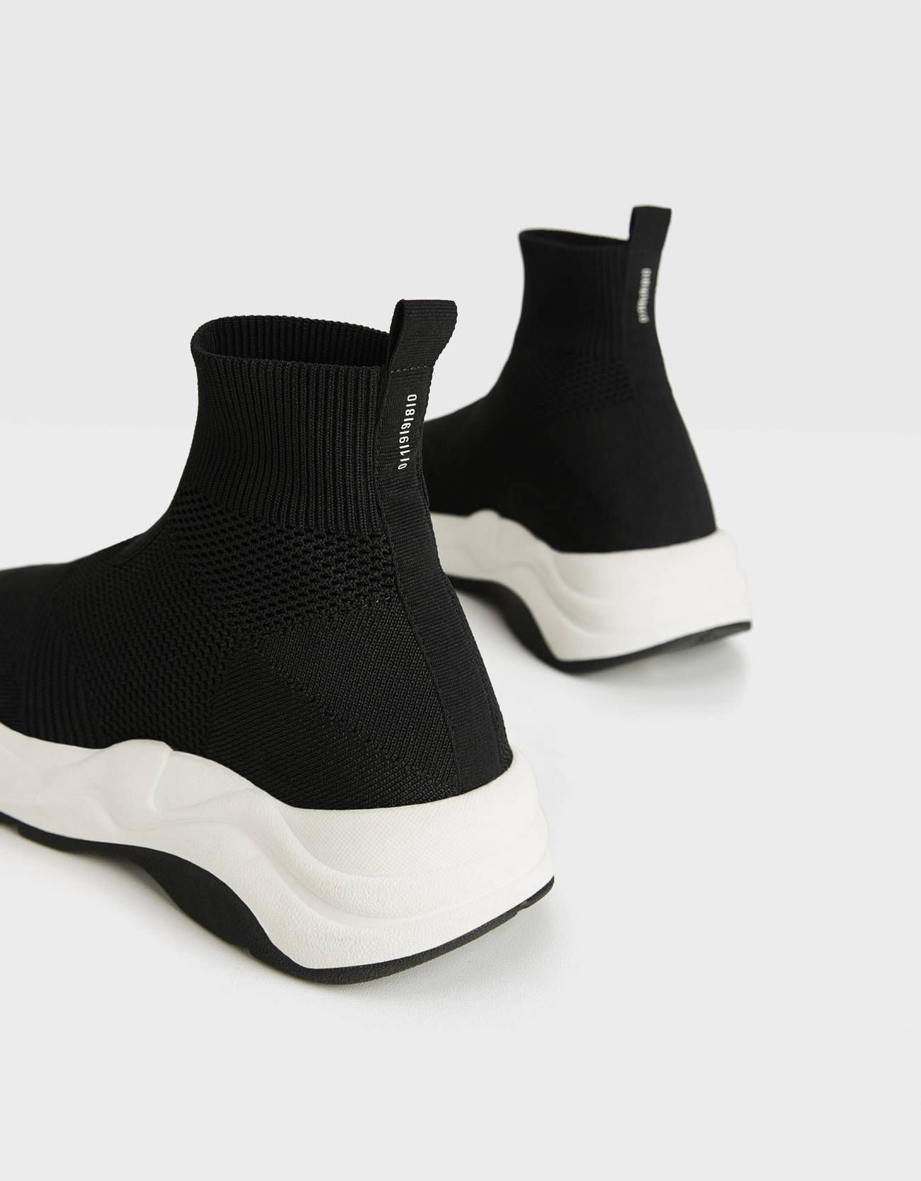 sock style high top sneakers